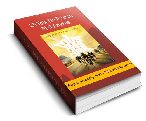 Product picture 25 tour de france plr articles